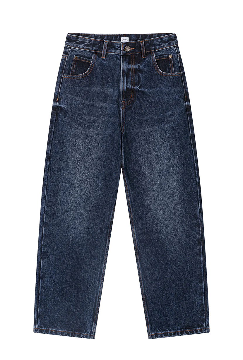 Bentley Straight Cropped Jeans - Dark Indigo - Image 7