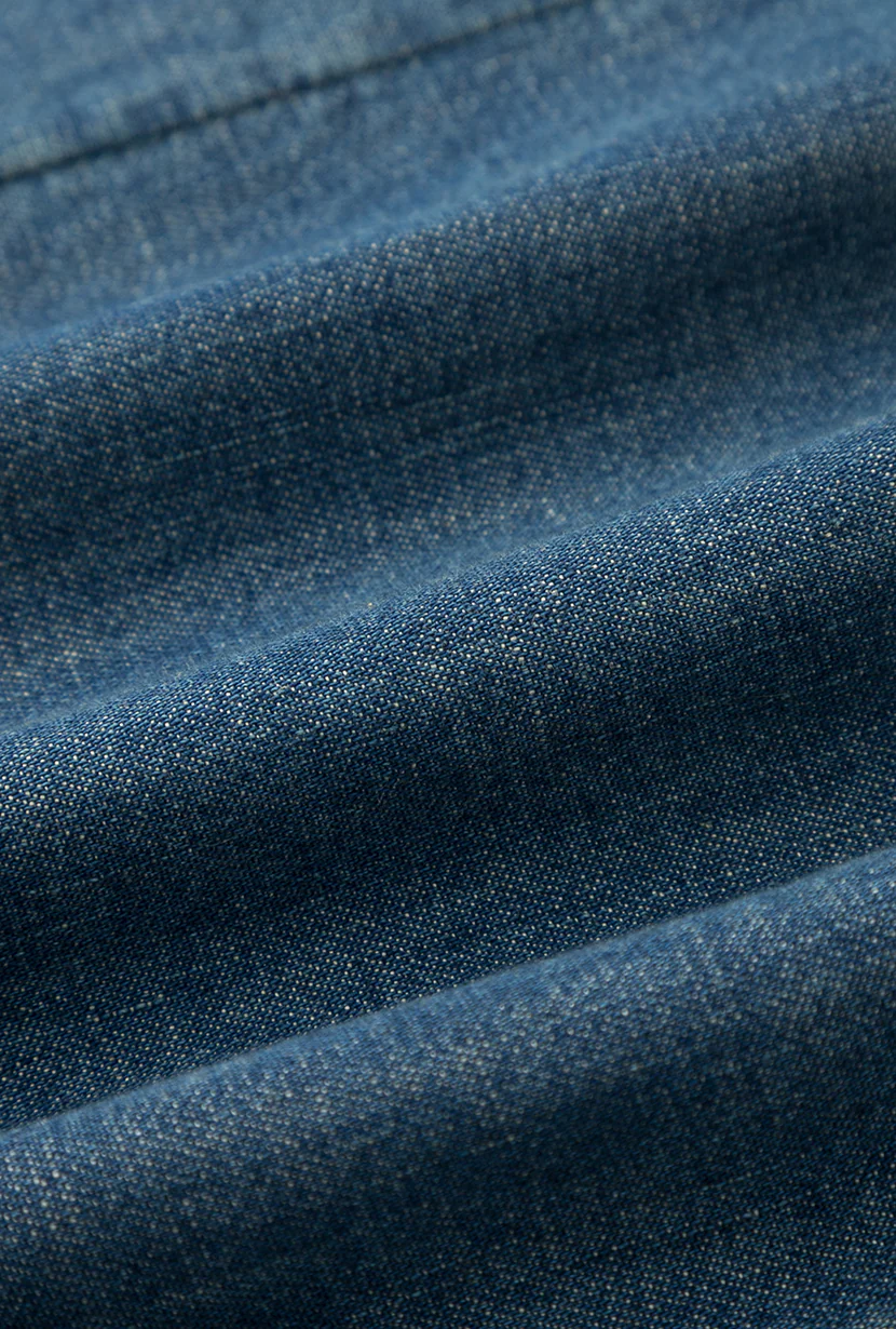Bethany Denim Blouse - Indigo - Image 13