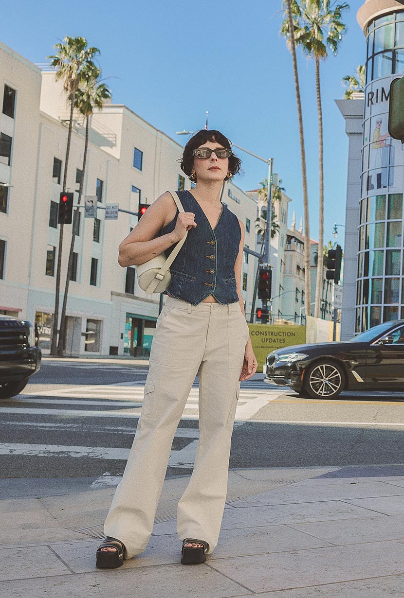 Bridgett Vest - Denim - Image 3