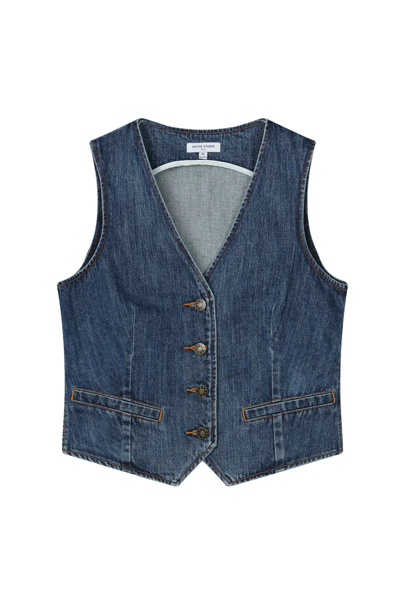 Bridgett Vest - Denim - Image 7