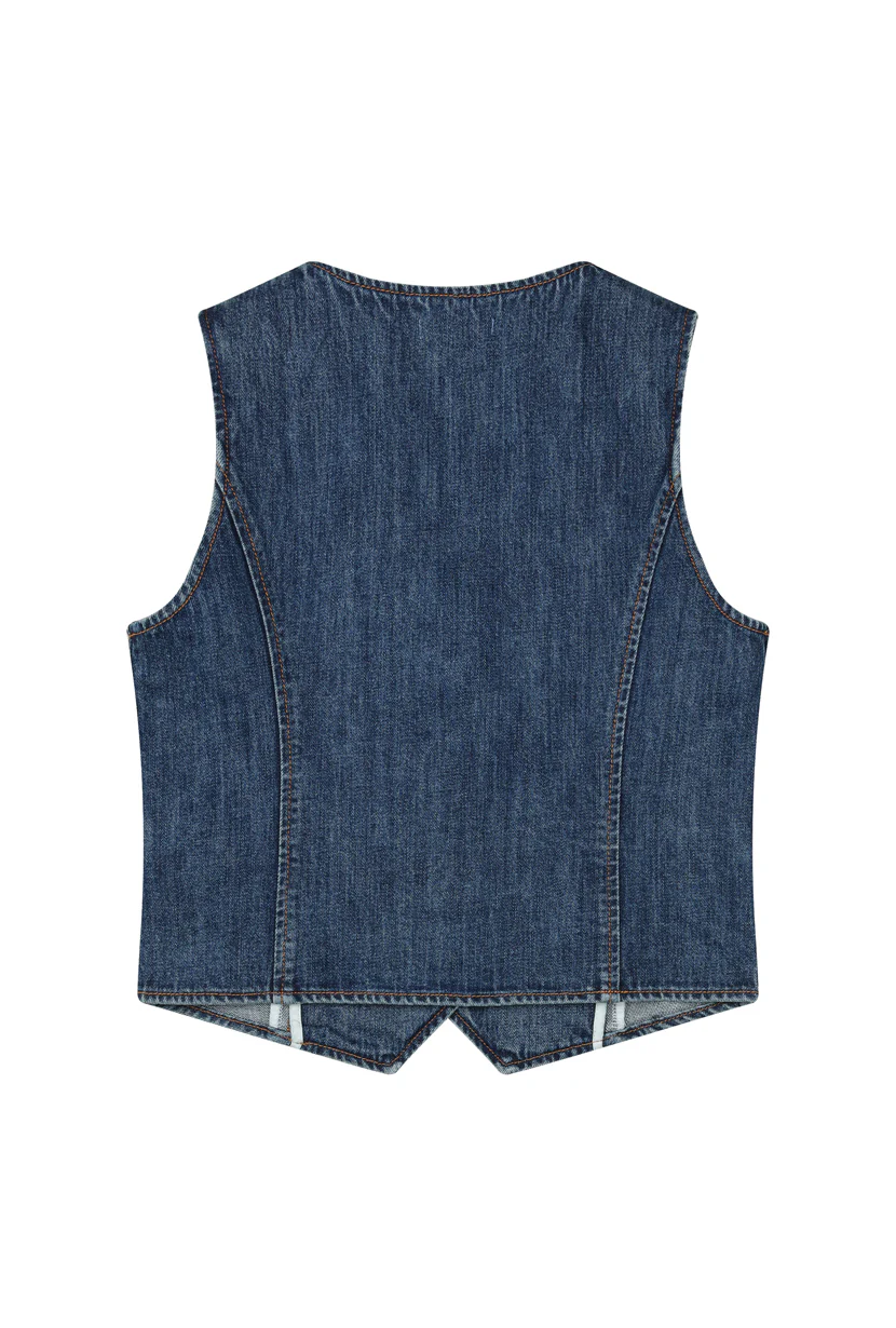Bridgett Vest - Denim - Image 8
