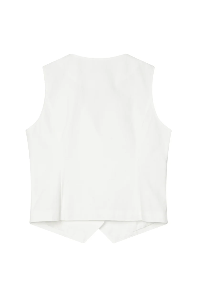 Bridgett Vest - Ivory - Image 11