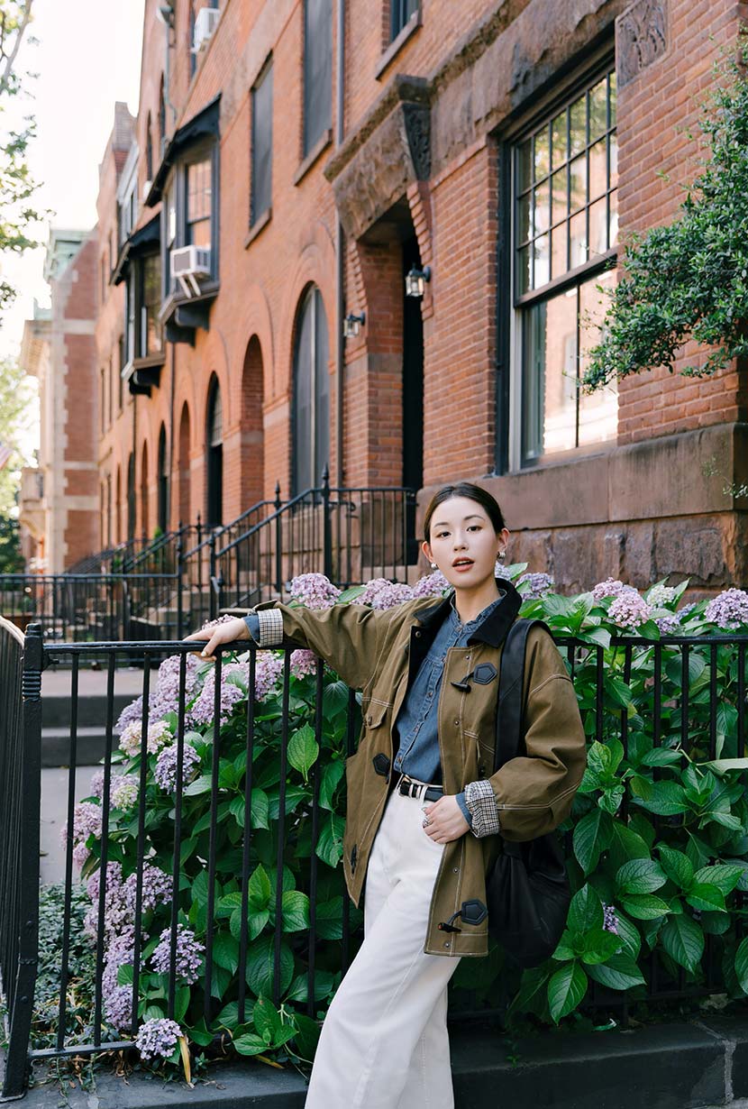 Bryce Cotton Barn Jacket - Olive Brown - Image 9