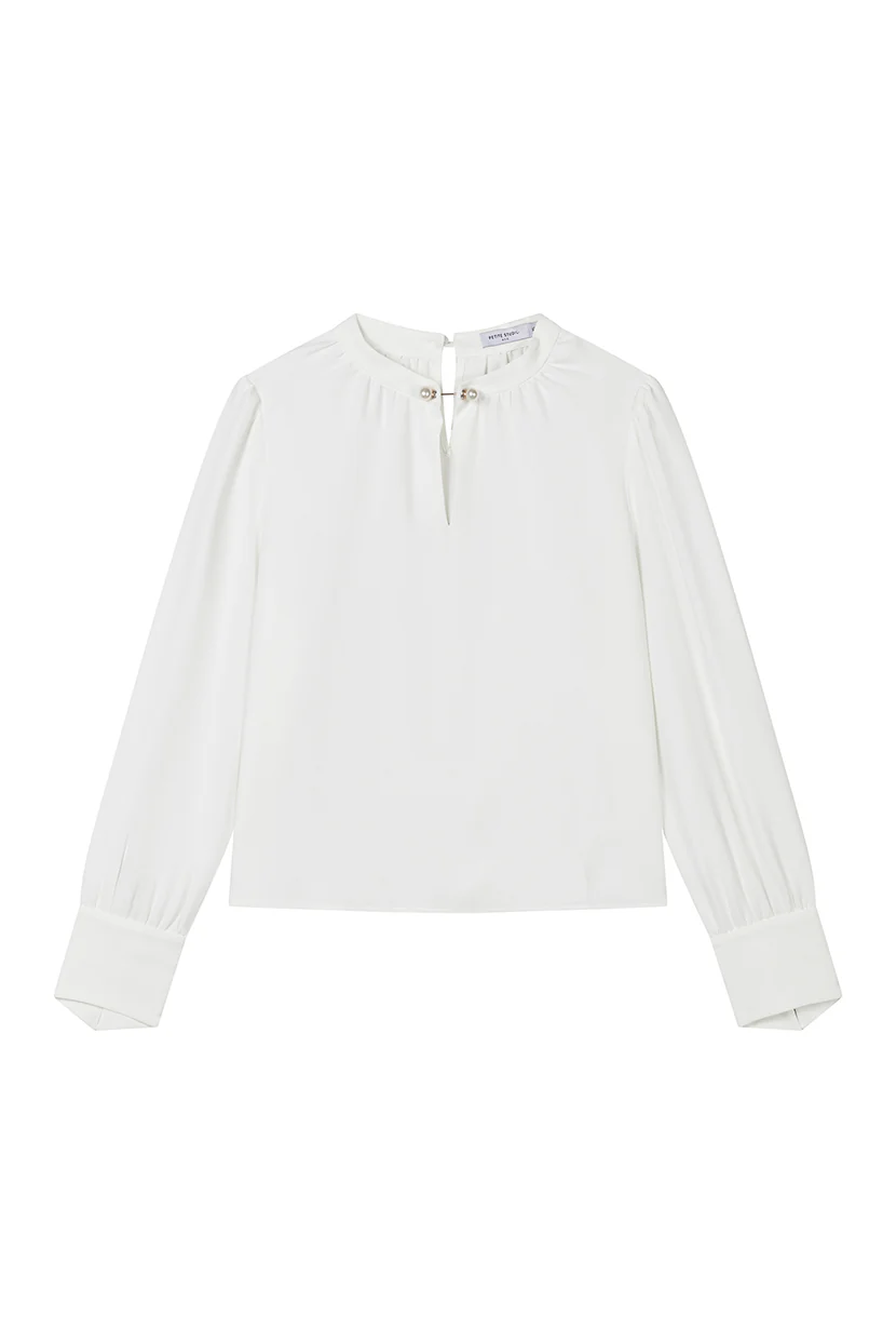 Buvette Pearl Blouse - Ivory - Image 11