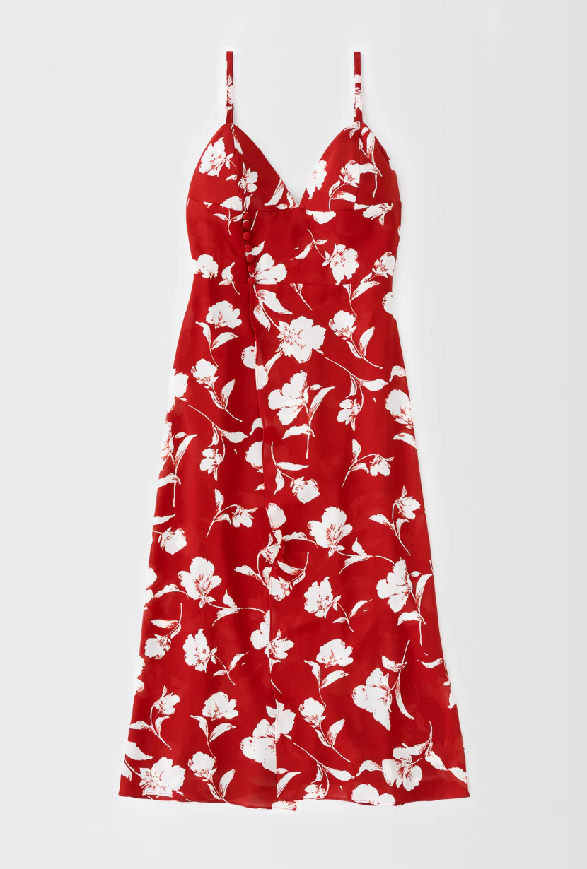 Carly Dress - Red Floral - Image 8