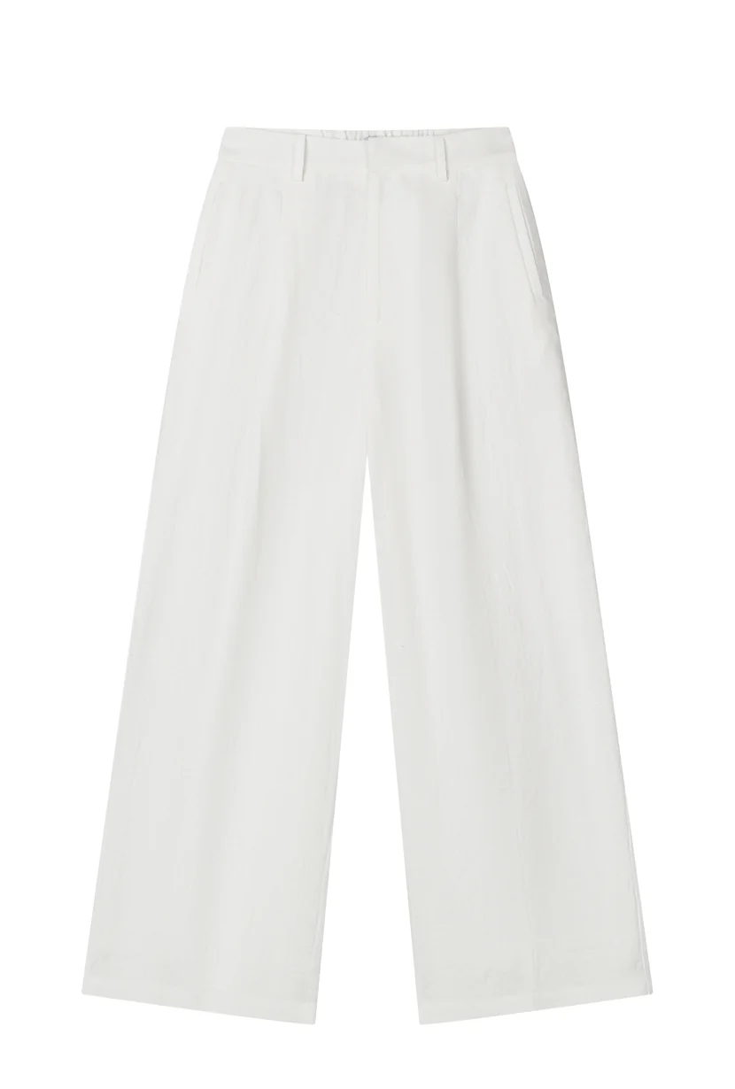Circe Linen Pants - Ivory - Image 9