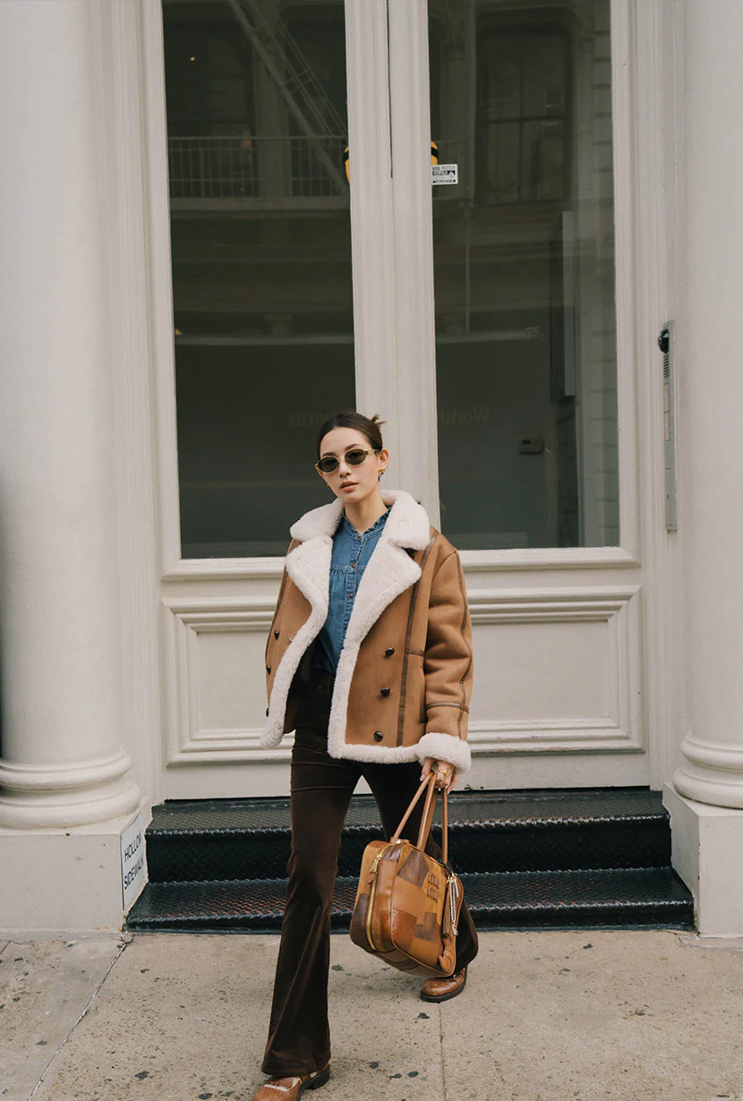 Cody Corduroy Flared Pants - Brown - Image 5