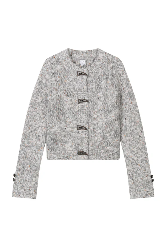 Colt Wool Cardigan - Grey - Image 11