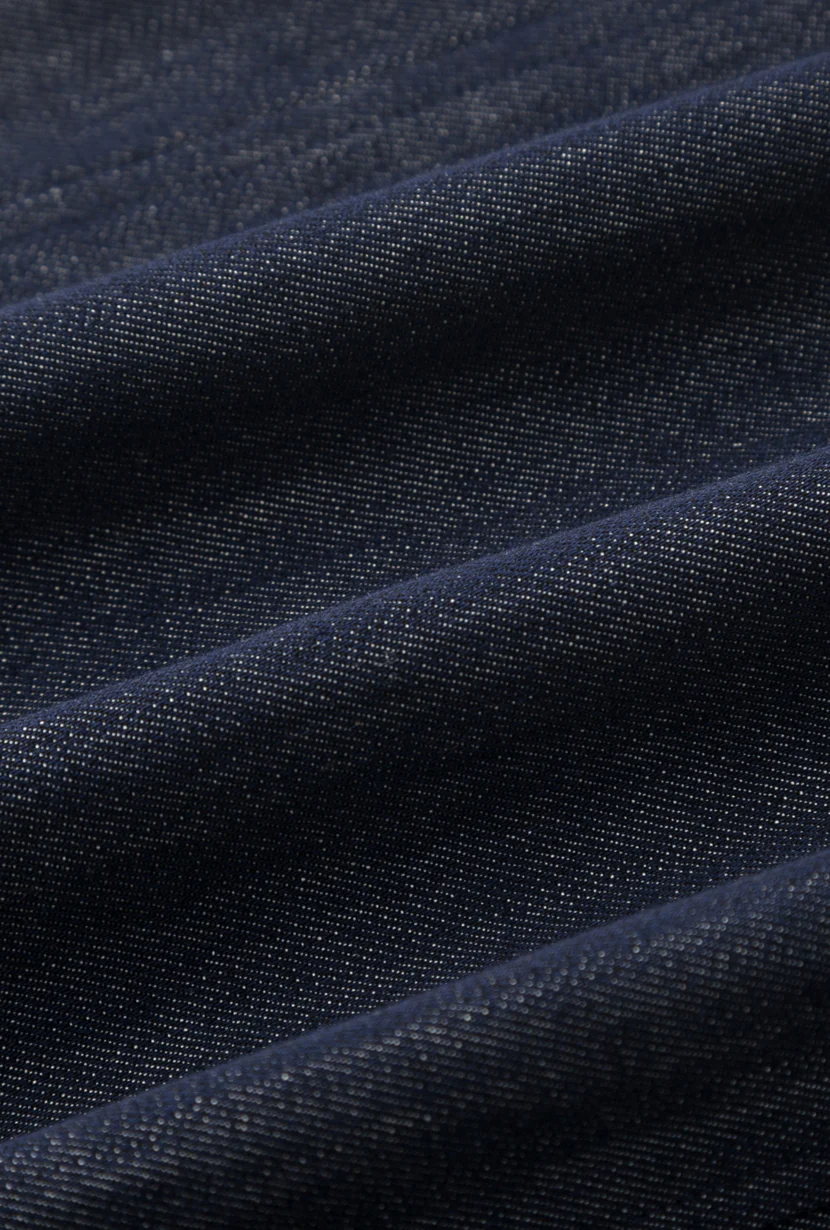 Denzel Cotton Dress - Indigo - Image 11