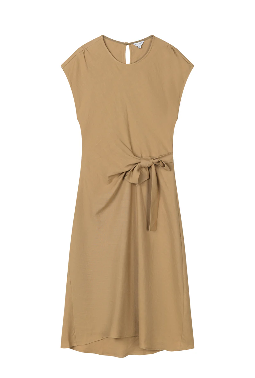 Elisha Tencel Dress - Mustard - Image 8