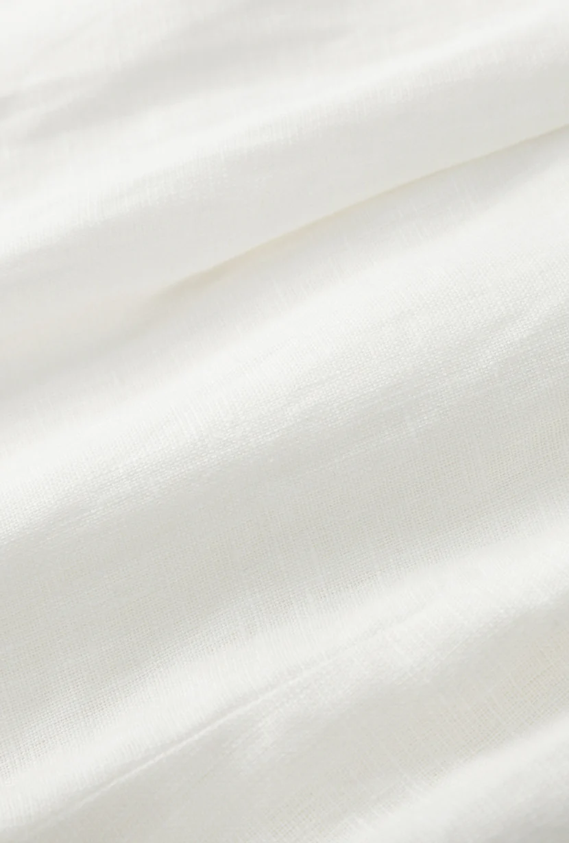 Elodie Embroidered Linen Shorts - White - Image 15