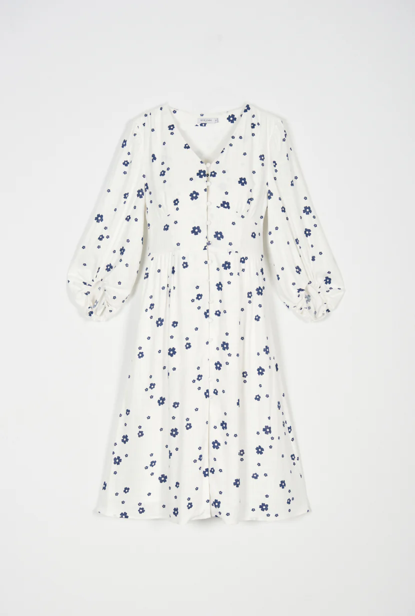 Emilee Dress - Ivory Print - Image 7