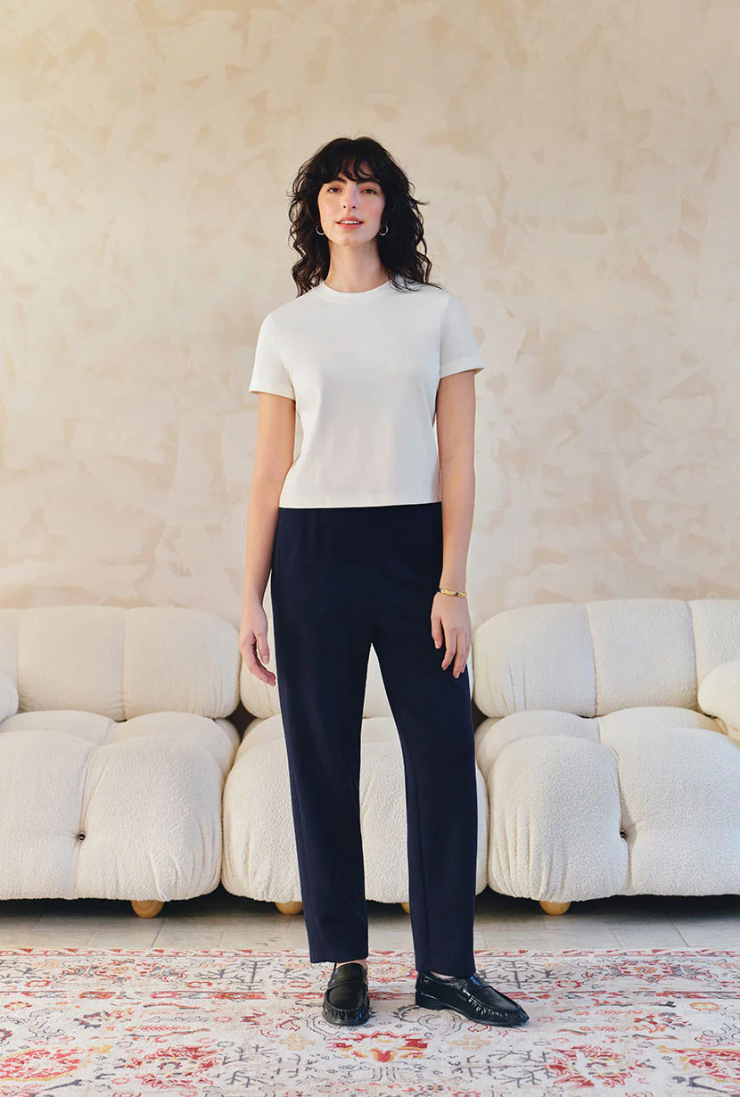 Eunice Cotton T-shirt - Ivory - Image 9
