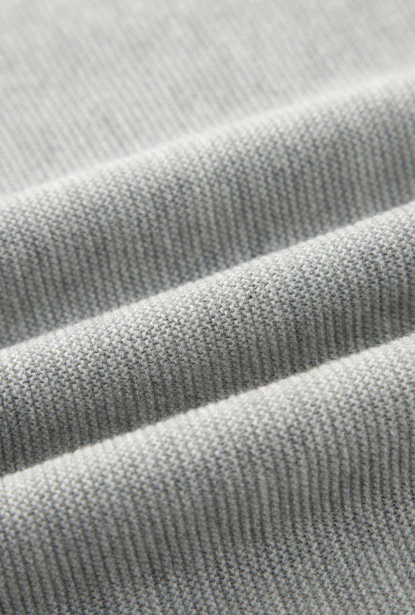 Franco Cotton Knit Top - Grey - Image 8