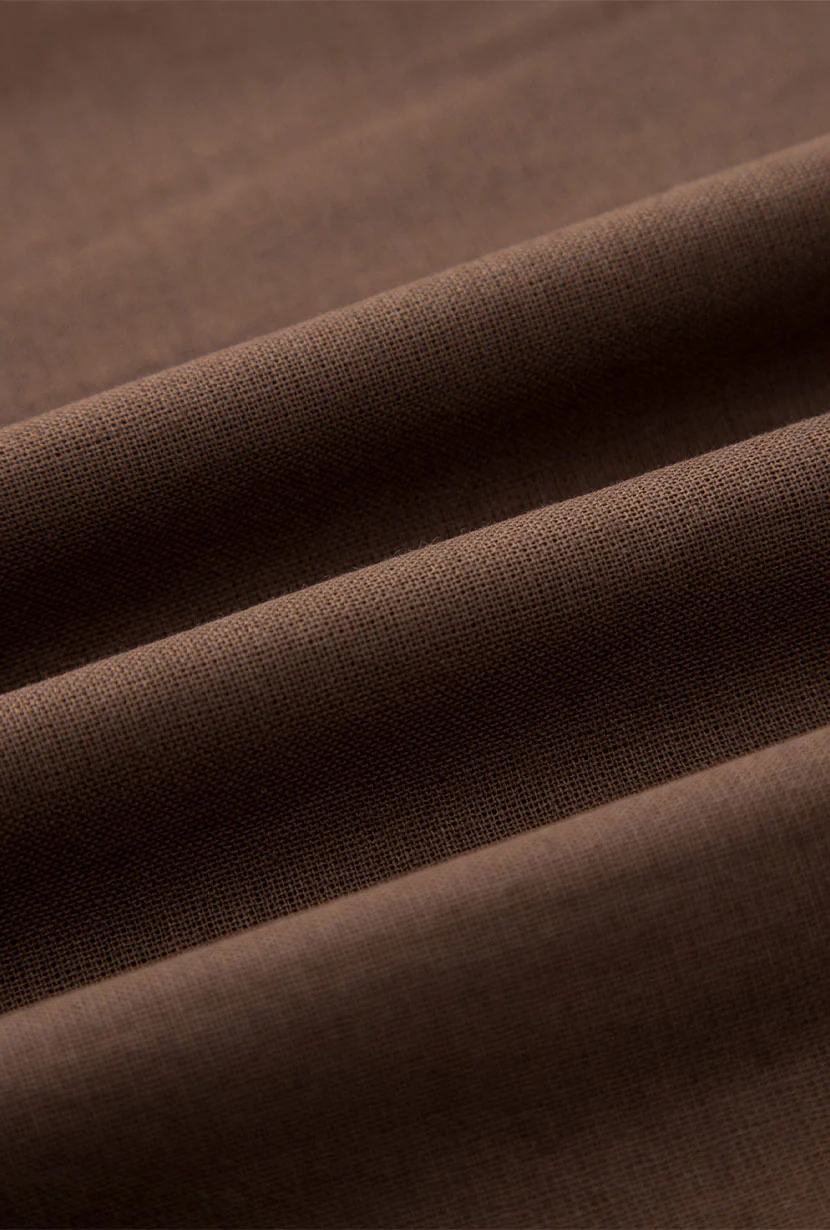 Gorgie Embroidered Dress - Chocolate - Image 8