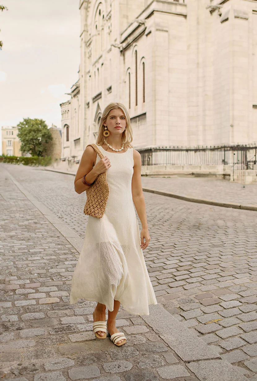 Gwynne Knit Dress - Ivory - Image 3