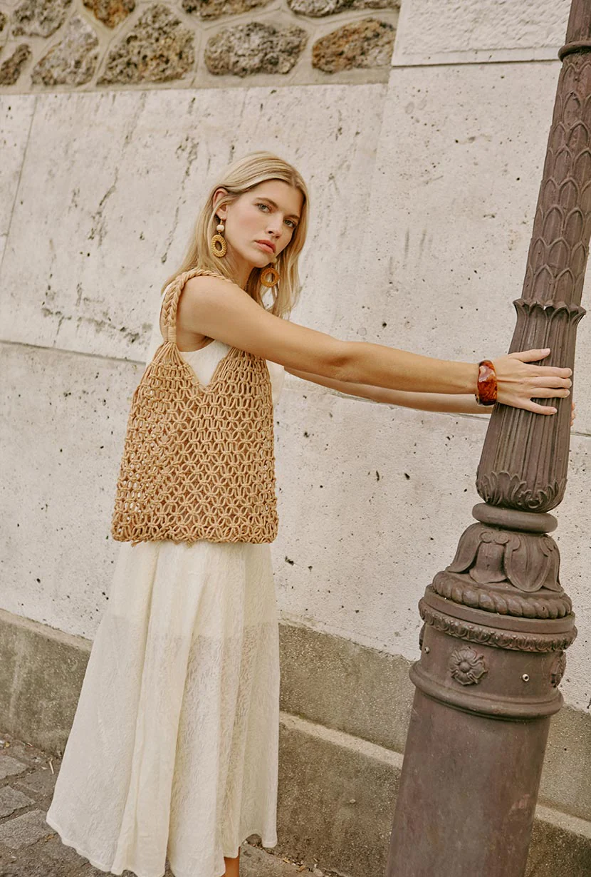 Gwynne Knit Dress - Ivory - Image 6