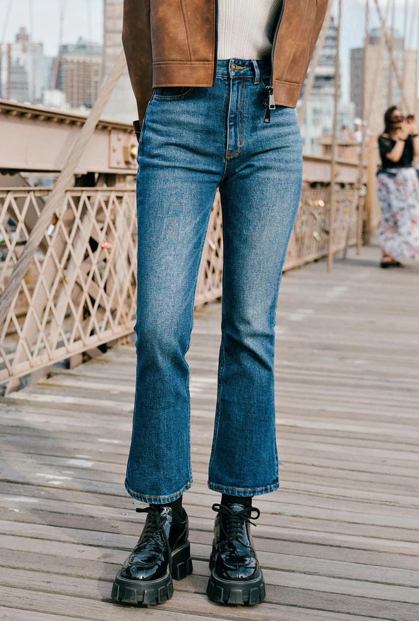 Libby Crop Flare Jeans - Image 3
