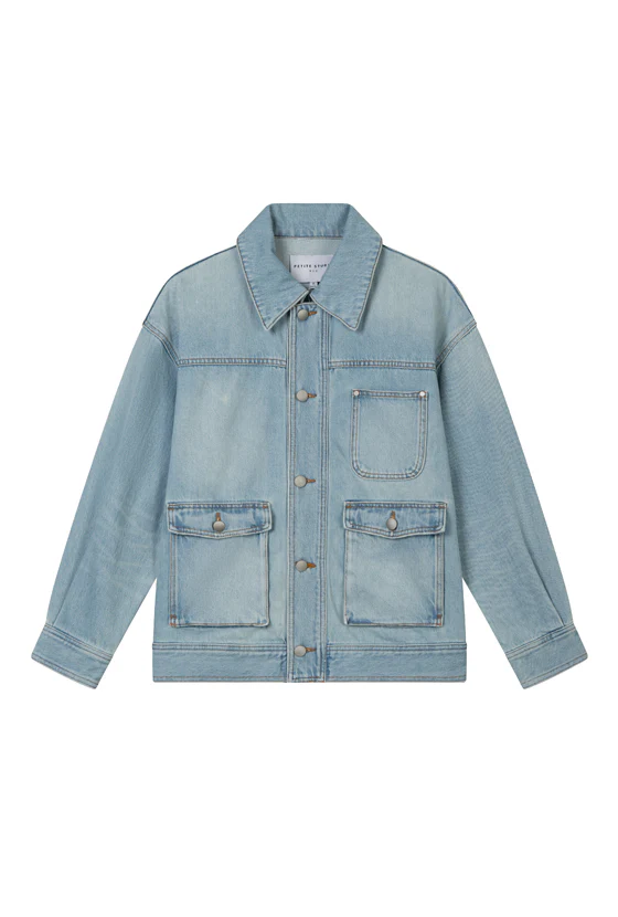 Moxie Denim Jacket - Light Indigo - Image 6