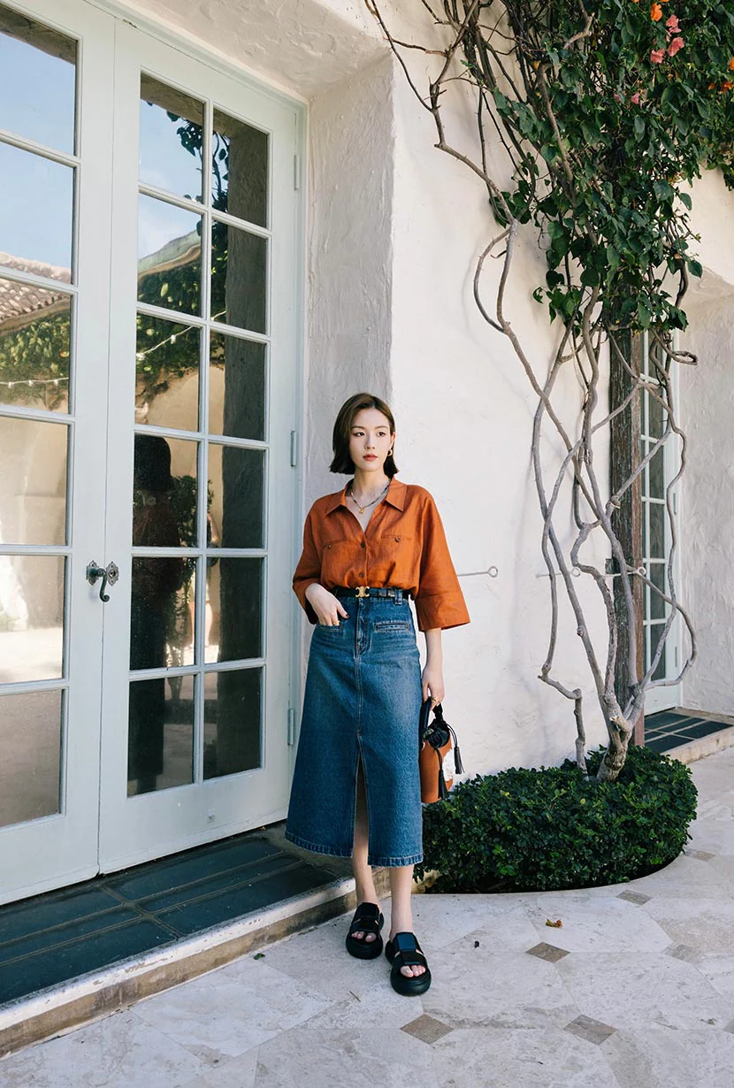 Pippa Denim Skirt - Image 3