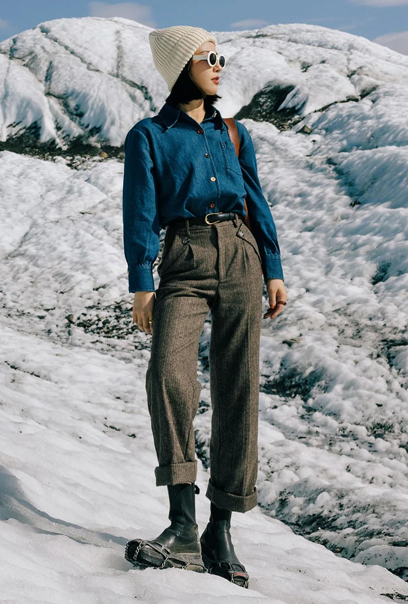 Reign Wool Pants - Brownstone - Image 5
