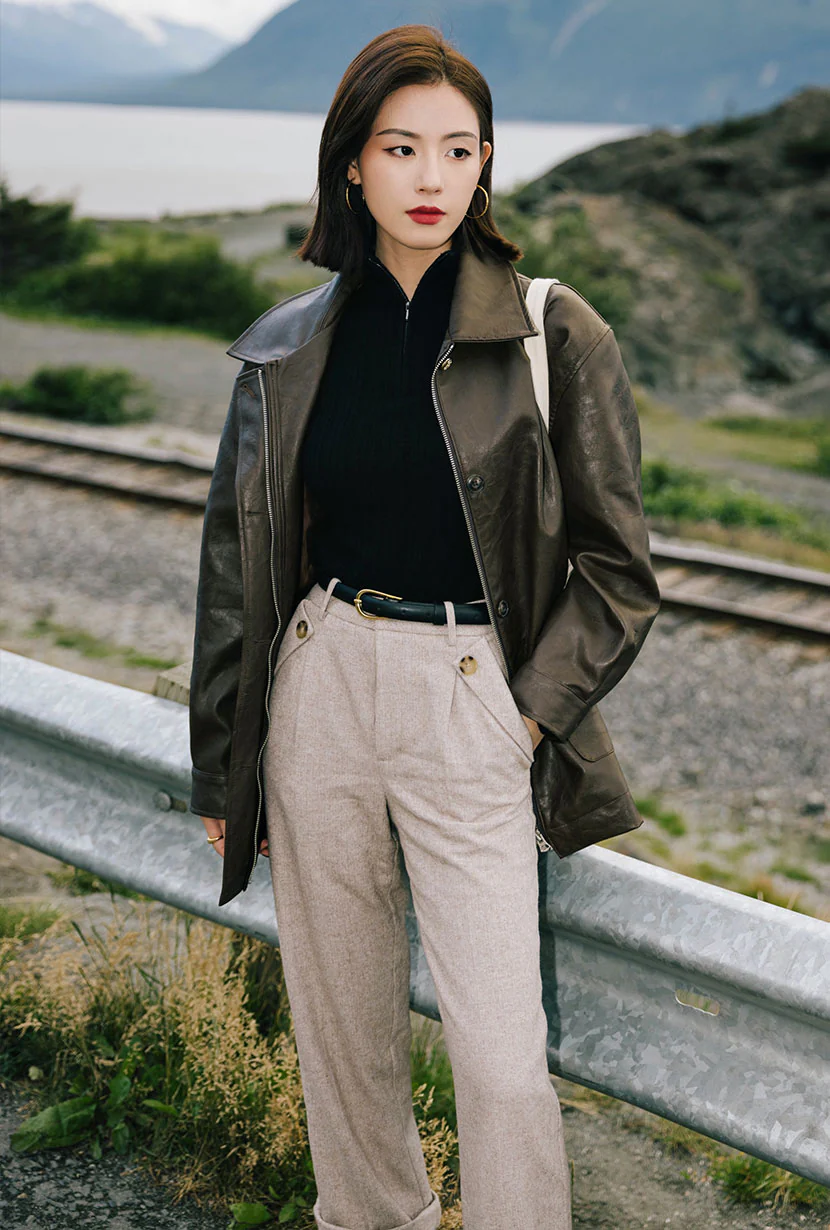 Reign Wool Pants - Oatmeal - Image 4
