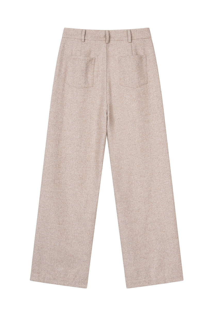 Reign Wool Pants - Oatmeal - Image 9