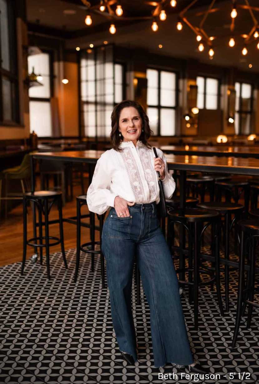 Sevilla High Rise Wide Leg Jeans - Vintage Indigo - Image 3