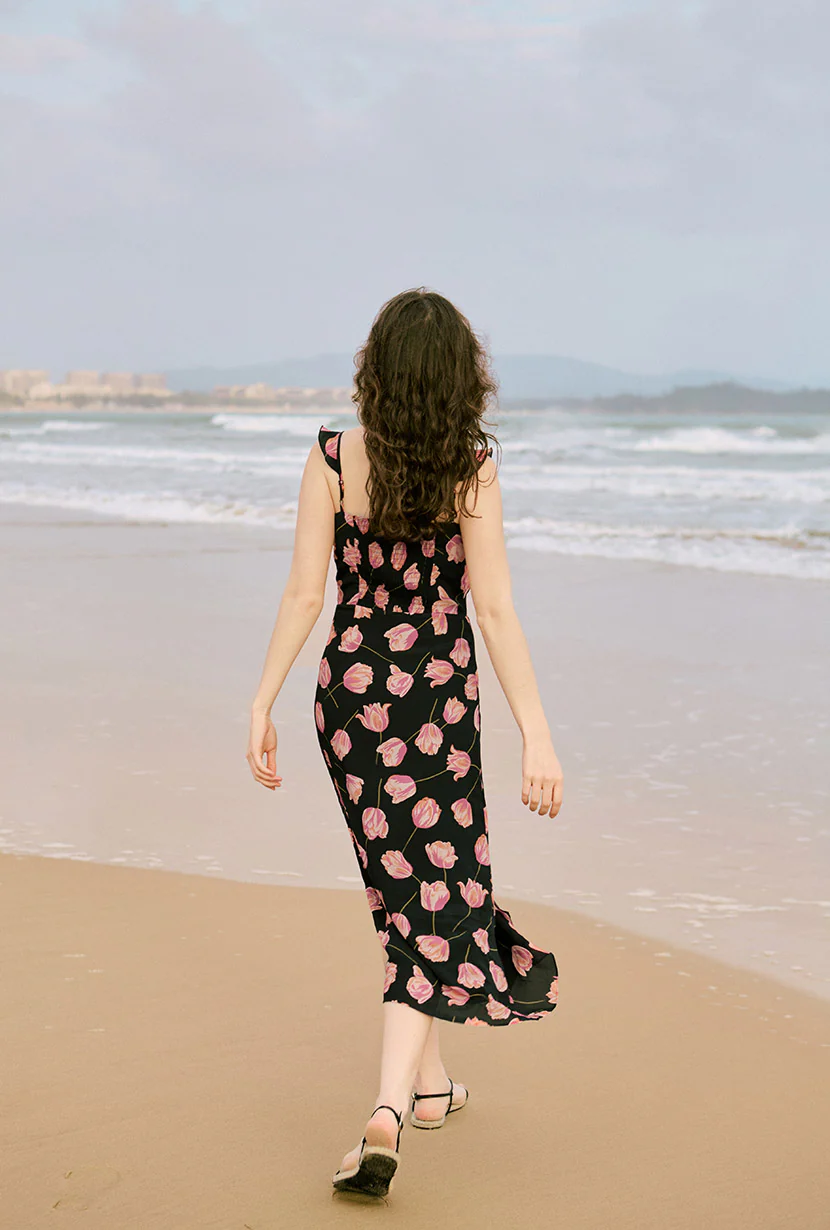 Tiana Dress - Black Floral - Image 5