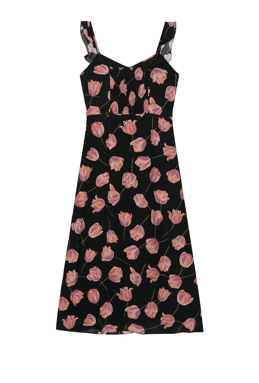 Tiana Dress - Black Floral - Image 8